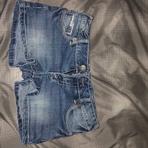 Denim shorts